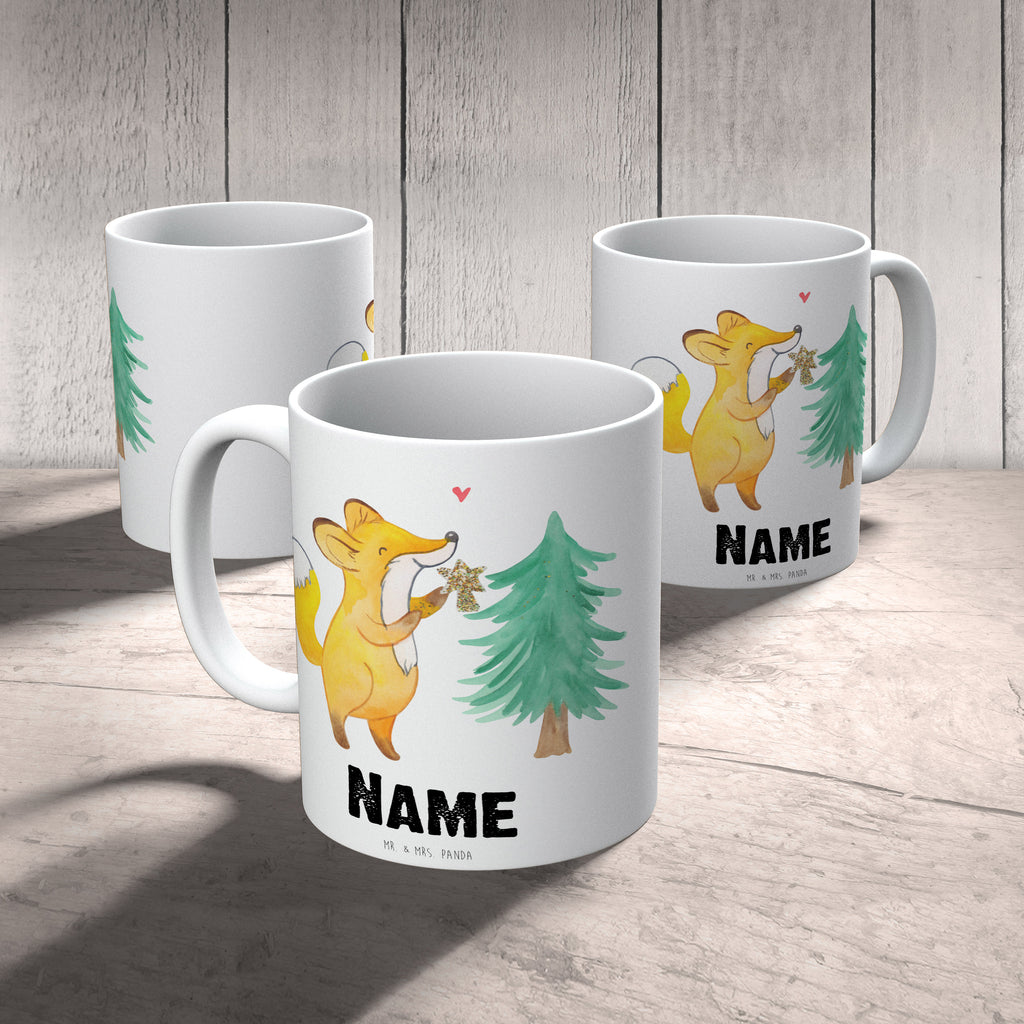 Personalisierte Tasse Fuchs  Weihnachtsbaum Personalisierte Tasse, Namenstasse, Wunschname, Personalisiert, Tasse, Namen, Drucken, Tasse mit Namen, Winter, Weihnachten, Weihnachtsdeko, Nikolaus, Advent, Heiligabend, Wintermotiv, Weihnachtsmann, Weihnachtstage, Fuchs, Schlittschuh, Weihnachtszeit, Weihnachtsdekoration