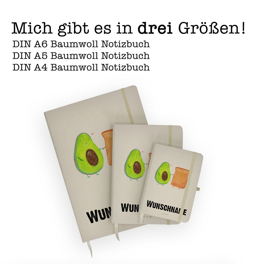 DIN A4 Personalisiertes Notizbuch Avocado + Toast Personalisiertes Notizbuch, Notizbuch mit Namen, Notizbuch bedrucken, Personalisierung, Namensbuch, Namen, Avocado, Veggie, Vegan, Gesund, Toast, Toastbrot, Liebespaar, Pärchen, Freund, Freundin, Verlobt, Verlobungsparty, Hochzeit, Hochzeitsgeschenk, Jahrestag, Jahrestagsgeschenk