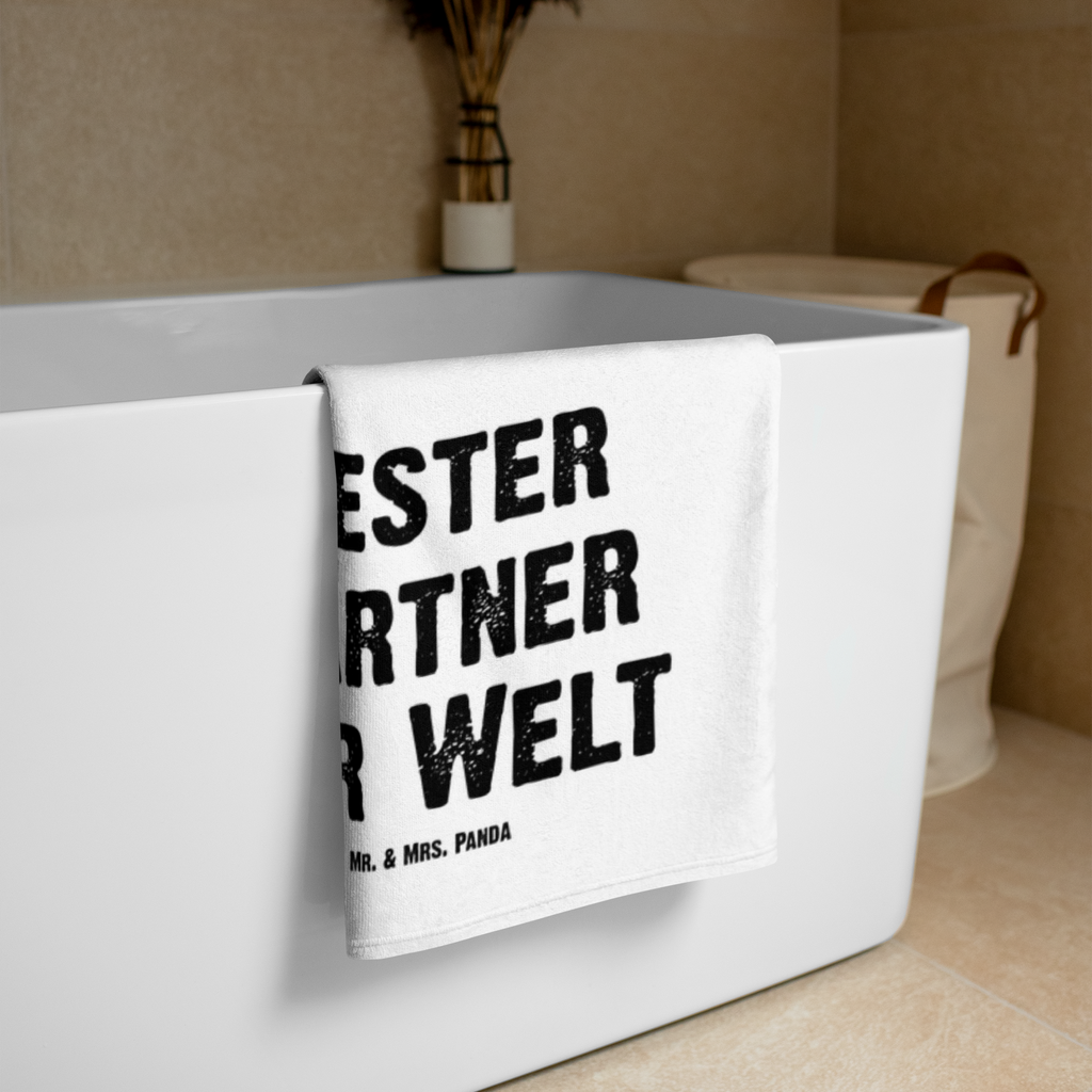 XL Badehandtuch Otter Bester Partner der Welt Handtuch, Badetuch, Duschtuch, Strandtuch, Saunatuch, für, Dankeschön, Geschenk, Schenken, Geburtstag, Geburtstagsgeschenk, Geschenkidee, Danke, Bedanken, Mitbringsel, Freude machen, Geschenktipp, Partner, Ehepartner, Mann, Frau, Ehefrau, Ehemann. Freundin, Freund, Lebensgefährte, Paar, Liebe