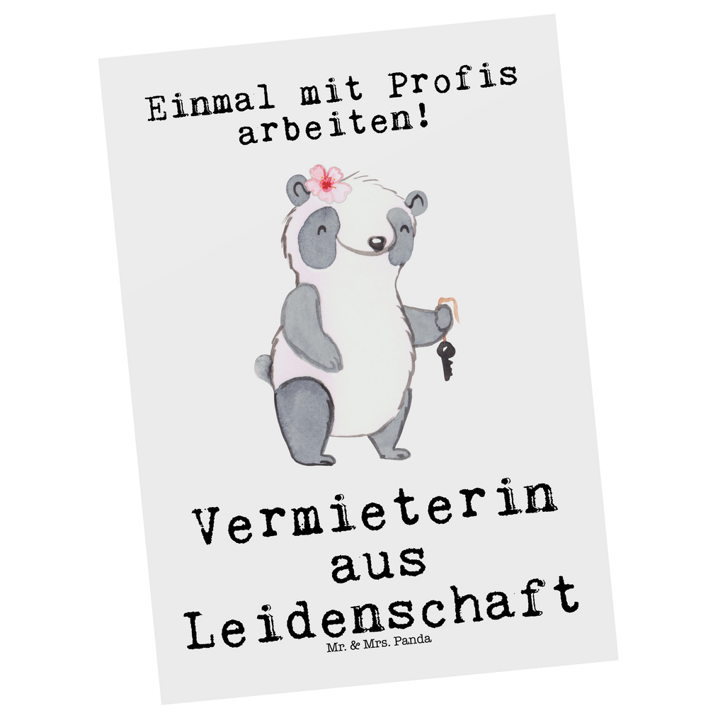 Postkarte Vermieterin aus Leidenschaft Postkarte, Karte, Geschenkkarte, Grußkarte, Einladung, Ansichtskarte, Geburtstagskarte, Einladungskarte, Dankeskarte, Ansichtskarten, Einladung Geburtstag, Einladungskarten Geburtstag, Beruf, Ausbildung, Jubiläum, Abschied, Rente, Kollege, Kollegin, Geschenk, Schenken, Arbeitskollege, Mitarbeiter, Firma, Danke, Dankeschön