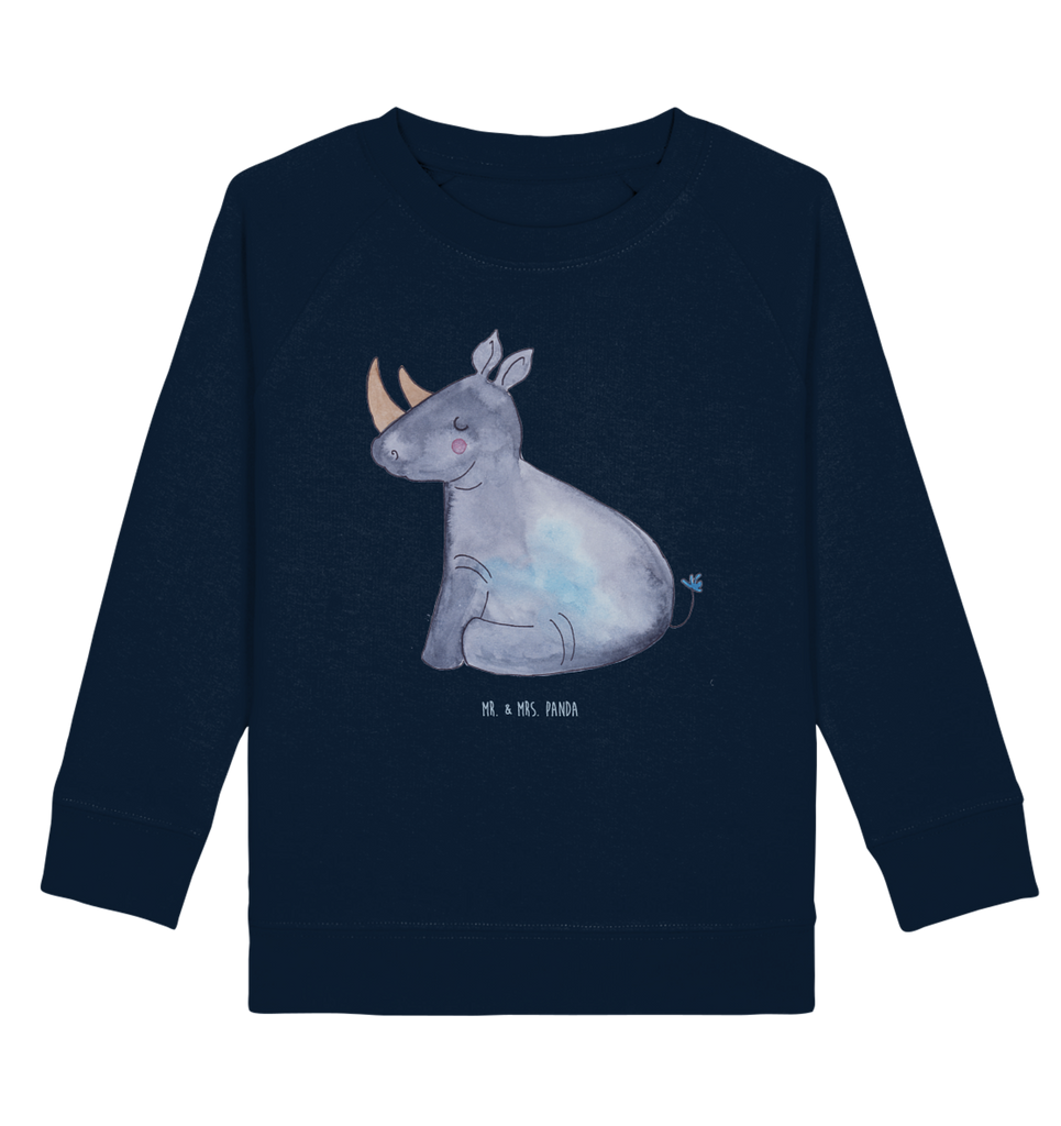 Organic Kinder Pullover Einhorn Nashorn Kinder Pullover, Kinder Sweatshirt, Jungen, Mädchen, Einhorn, Einhörner, Einhorn Deko, Pegasus, Unicorn, Regenbogen, witzig, lustig, Zoo, Glitzer, Einhornpower, Erwachsenwerden, Nashorn, Nashörner