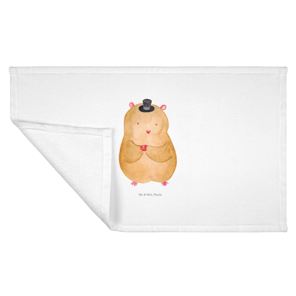 Handtuch Hamster Hut Handtuch, Badehandtuch, Badezimmer, Handtücher, groß, Kinder, Baby, Tiermotive, Gute Laune, lustige Sprüche, Tiere, Hamster, Hut, Magier, Zylinder, Zwerghamster, Zauberer