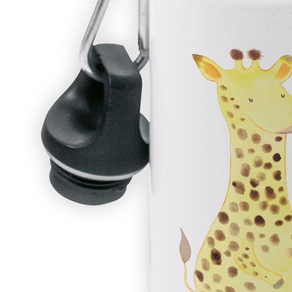 Kindertrinkflasche Giraffe Zufrieden Kindertrinkflasche, Kinder Trinkflasche, Trinkflasche, Flasche, Kinderflasche, Kinder, Kids, Kindergarten Flasche, Grundschule, Jungs, Mädchen, Afrika, Wildtiere, Giraffe, Zufrieden, Glück, Abenteuer