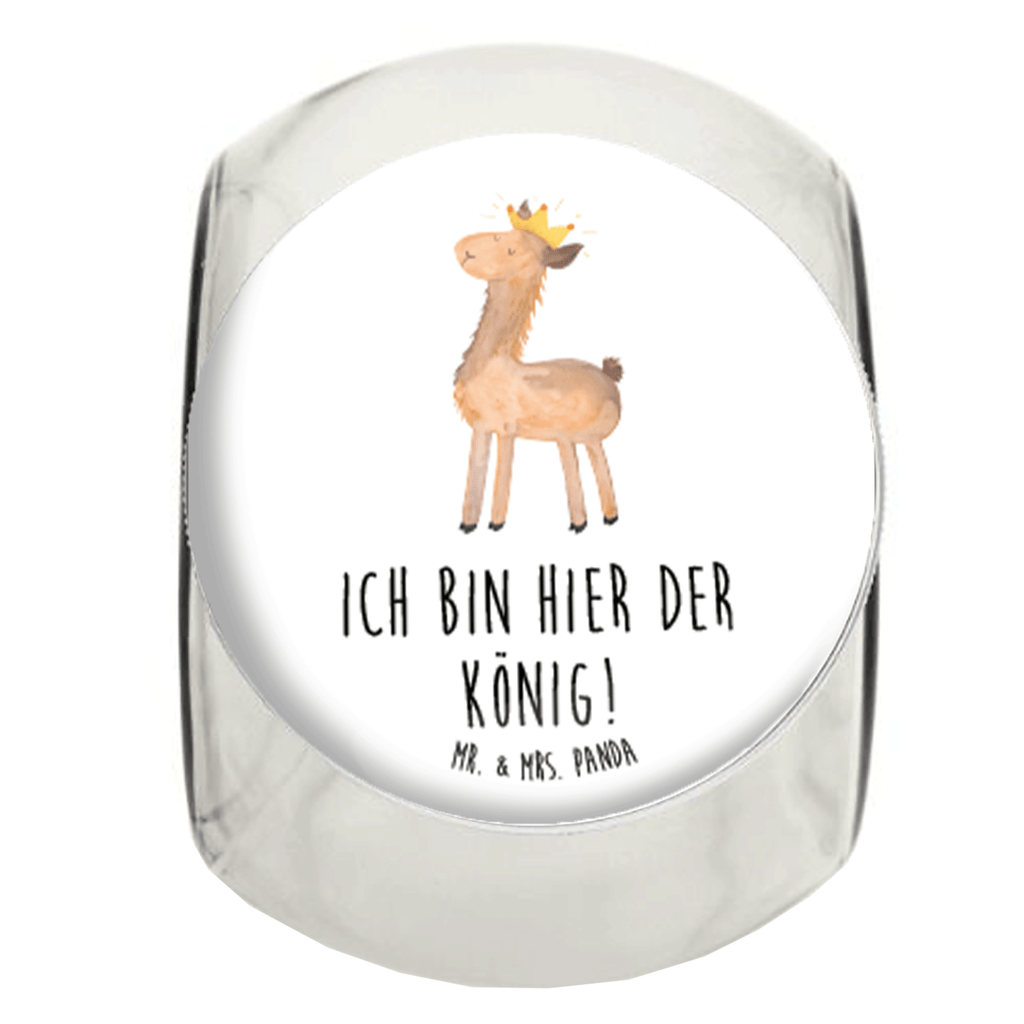 Bonbonglas Lama König Vorratsdose, Vorratsbehälter, Süßigkeitenglas, Süßigkeitendose, Kaffeedose, Müslidose, Teedose, Keksbehälter, Keksedose, Glasdose, Glasbälter, Vorratsglas, Küchenbehälter, Aufbewahrungsdose, Aufbewahungsglas, Gewürzdose, Küchenorganizer, Snackdose, Lama, Alpaka, Lamas, König, Königin, Freundin, Mama, Papa, Büro Kollege, Kollegin, Chef, Vorgesetzter, Abi, Abitur