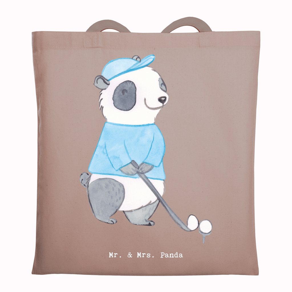 Tragetasche Panda Golfen Medizin Beuteltasche, Beutel, Einkaufstasche, Jutebeutel, Stoffbeutel, Tasche, Shopper, Umhängetasche, Strandtasche, Schultertasche, Stofftasche, Tragetasche, Badetasche, Jutetasche, Einkaufstüte, Laptoptasche, Geschenk, Sport, Sportart, Hobby, Schenken, Danke, Dankeschön, Auszeichnung, Gewinn, Sportler, Golfen, Golf spielen, Golfplatz, Golfturnier, Golf Verein