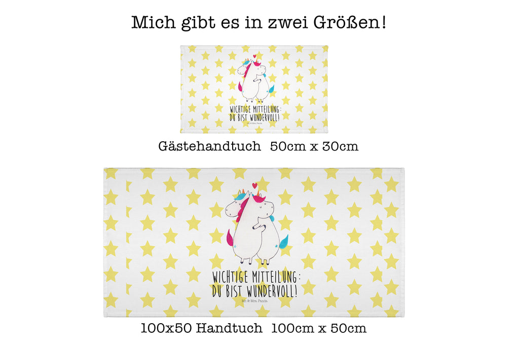 Handtuch Einhorn Mitteilung Gästetuch, Reisehandtuch, Sport Handtuch, Frottier, Kinder Handtuch, Einhorn, Einhörner, Einhorn Deko, Pegasus, Unicorn, Valentinstag, Valentine, Liebe, Geschenk, Partner, Ehe, lustig, witzig, Spruch