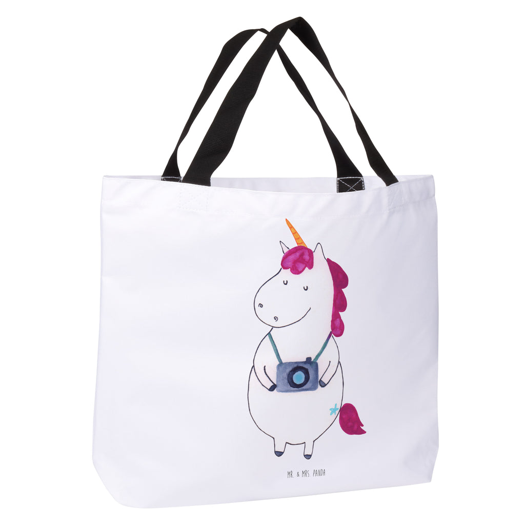 Shopper Einhorn Fotograf Beutel, Einkaufstasche, Tasche, Strandtasche, Einkaufsbeutel, Shopper, Schultasche, Freizeittasche, Tragebeutel, Schulbeutel, Alltagstasche, Einhorn, Einhörner, Einhorn Deko, Pegasus, Unicorn, Fotograf, Fotografie, Kamera, Reisen, Weltreise, Weltenbummler, Urlaub, Tourist, Kurztrip, Reise, Städtereise