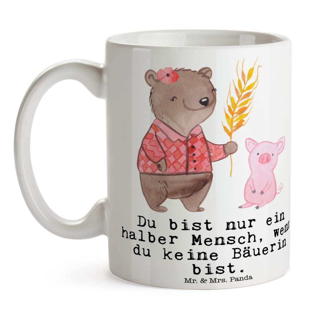 Tasse Bäuerin mit Herz Tasse, Kaffeetasse, Teetasse, Becher, Kaffeebecher, Teebecher, Keramiktasse, Porzellantasse, Büro Tasse, Geschenk Tasse, Tasse Sprüche, Tasse Motive, Kaffeetassen, Tasse bedrucken, Designer Tasse, Cappuccino Tassen, Schöne Teetassen, Beruf, Ausbildung, Jubiläum, Abschied, Rente, Kollege, Kollegin, Geschenk, Schenken, Arbeitskollege, Mitarbeiter, Firma, Danke, Dankeschön, Landwirtin, Bäuerin, Tierwirtin, Agronomin, Farmerin, Bauernhof