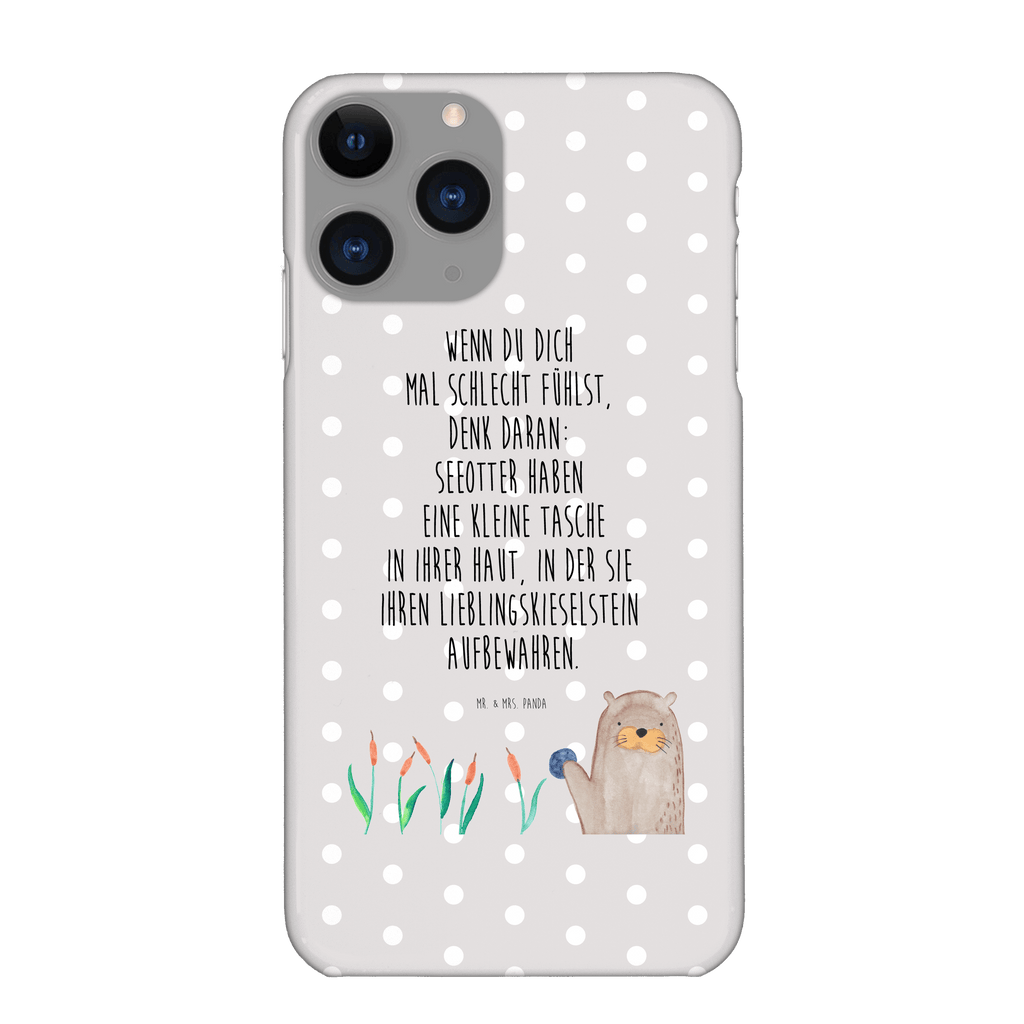 Handyhülle Otter Stein Handyhülle, Handycover, Cover, Handy, Hülle, Samsung Galaxy S8 plus, Otter, Fischotter, Seeotter, Otter Seeotter See Otter