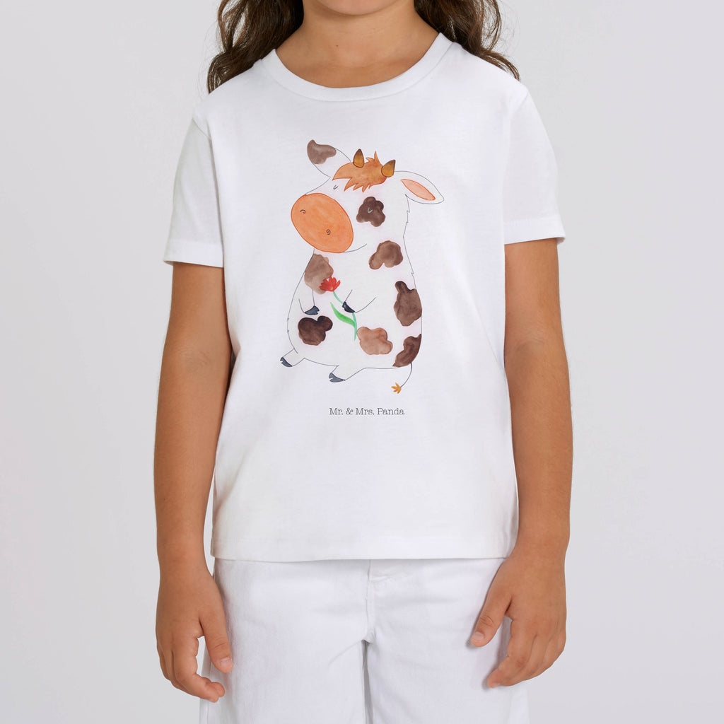 Organic Kinder T-Shirt Kuh Kinder T-Shirt, Kinder T-Shirt Mädchen, Kinder T-Shirt Jungen, Bauernhof, Hoftiere, Landwirt, Landwirtin, Kuh, Kühe, Träume, Flausen, Spruch, Magie, Motivtion, Hof, Milch, Milchkuh