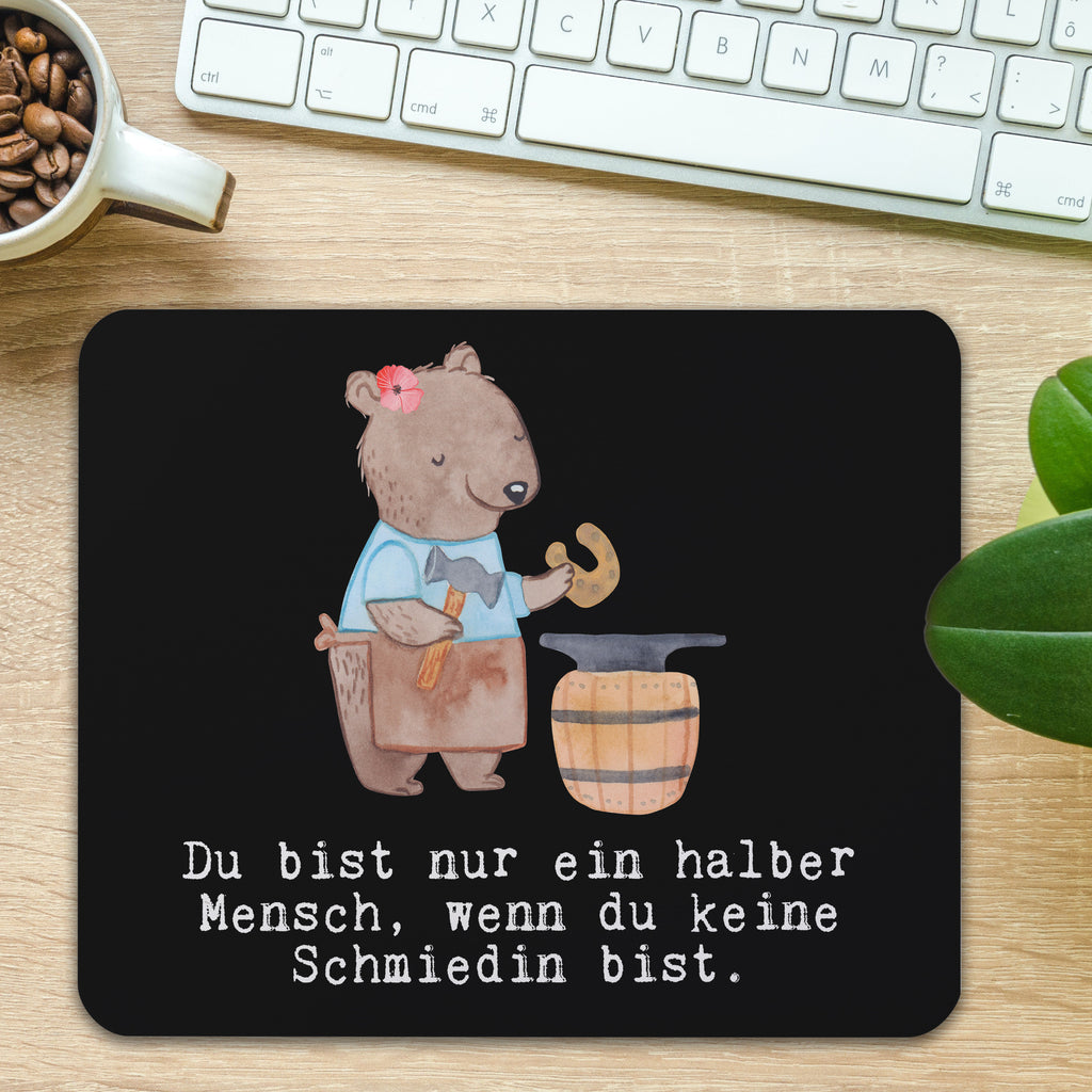 Mauspad Schmiedin mit Herz Mousepad, Computer zubehör, Büroausstattung, PC Zubehör, Arbeitszimmer, Mauspad, Einzigartiges Mauspad, Designer Mauspad, Mausunterlage, Mauspad Büro, Beruf, Ausbildung, Jubiläum, Abschied, Rente, Kollege, Kollegin, Geschenk, Schenken, Arbeitskollege, Mitarbeiter, Firma, Danke, Dankeschön