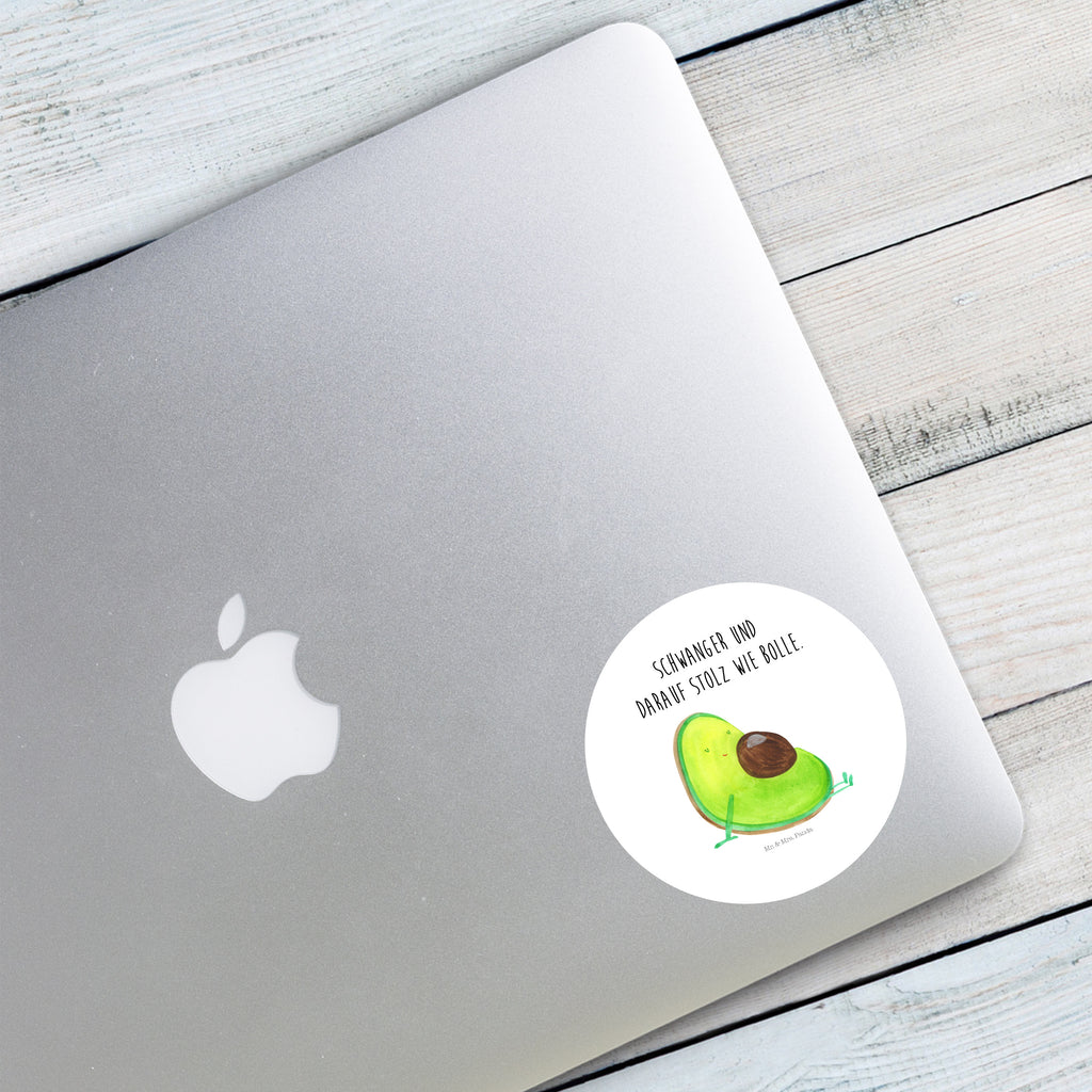 Rund Aufkleber Avocado schwanger Sticker, Aufkleber, Etikett, Avocado, Veggie, Vegan, Gesund, schwanger, Schwangerschaft, Babyparty, Babyshower