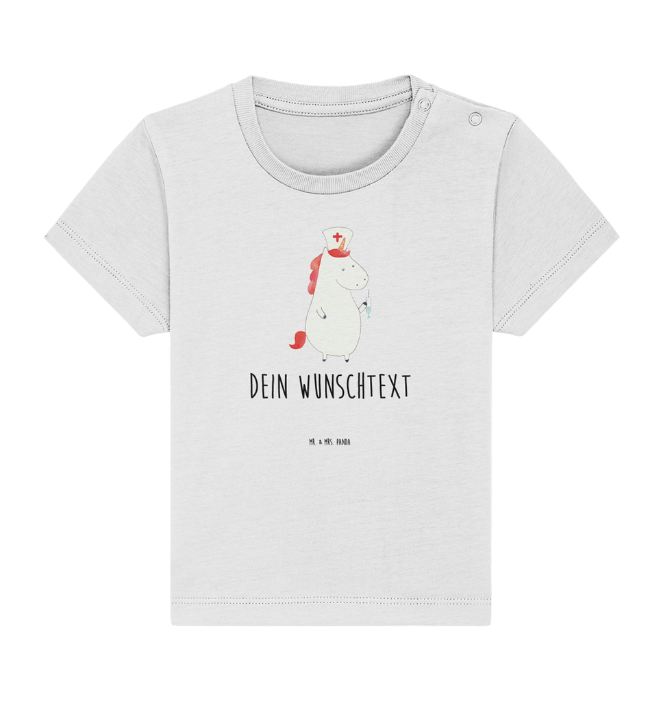 Personalisiertes Baby Shirt Einhorn Krankenschwester Personalisiertes Baby T-Shirt, Personalisiertes Jungen Baby T-Shirt, Personalisiertes Mädchen Baby T-Shirt, Personalisiertes Shirt, Einhorn, Einhörner, Einhorn Deko, Pegasus, Unicorn, Krankenschwester Geschenk, Krankenpfleger Geschenk, Krankenpflegerin, Krankenschwester Dankeschön, Krankenhaus, Ärztin Geschenk