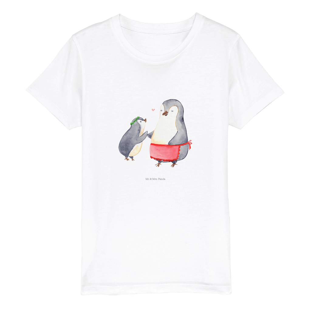 Organic Kinder T-Shirt Pinguin mit Kind Kinder T-Shirt, Kinder T-Shirt Mädchen, Kinder T-Shirt Jungen, Familie, Vatertag, Muttertag, Bruder, Schwester, Mama, Papa, Oma, Opa, Geschenk, Mami, Mutti, Mutter, Geburststag