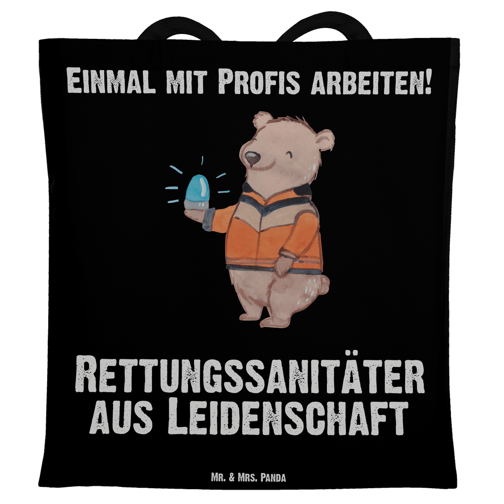 Tragetasche Rettungssanitäter aus Leidenschaft Beuteltasche, Beutel, Einkaufstasche, Jutebeutel, Stoffbeutel, Tasche, Shopper, Umhängetasche, Strandtasche, Schultertasche, Stofftasche, Tragetasche, Badetasche, Jutetasche, Einkaufstüte, Laptoptasche, Beruf, Ausbildung, Jubiläum, Abschied, Rente, Kollege, Kollegin, Geschenk, Schenken, Arbeitskollege, Mitarbeiter, Firma, Danke, Dankeschön