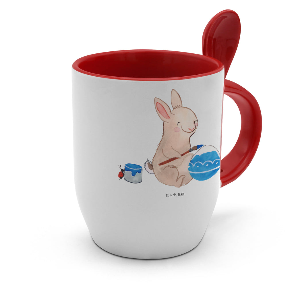 Tasse mit Löffel Hase Marienkäfer Tasse, Kaffeetasse, Tassen, Tasse mit Spruch, Kaffeebecher, Tasse mit Löffel, Ostern, Osterhase, Ostergeschenke, Osternest, Osterdeko, Geschenke zu Ostern, Ostern Geschenk, Ostergeschenke Kinder, Ostern Kinder, Ostergrüße, Ostereier, Frühlingsgrüße, Eier bemalen, Picknicken, Frühling, Frühlingsgefühle, Hase