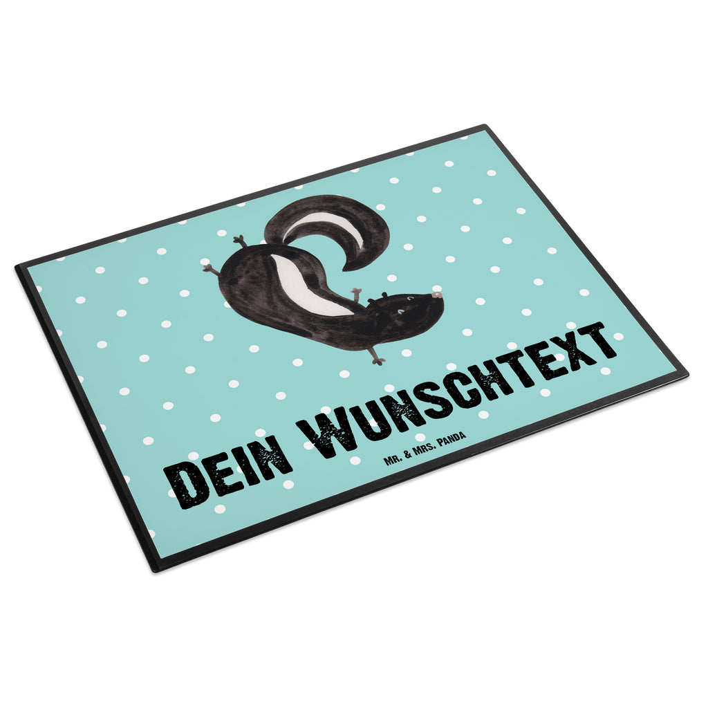 Personalisierte Schreibtischunterlage Stinktier Handstand Personalisierte Schreibunterlage, Personalisierte Schreibtischauflage, Personalisierte Schreibtisch Unterlagen, Schreibunterlage mit Namen, Schreibtischauflage mit Namen, Schreibtisch Unterlagen mit Namen, Selbst gestalten, Namensaufdruck, Namenspersonalisierung, Stinktier, Skunk, Wildtier, Raubtier, Stinker, Stinki, Spielplatz, verpielt, Kind