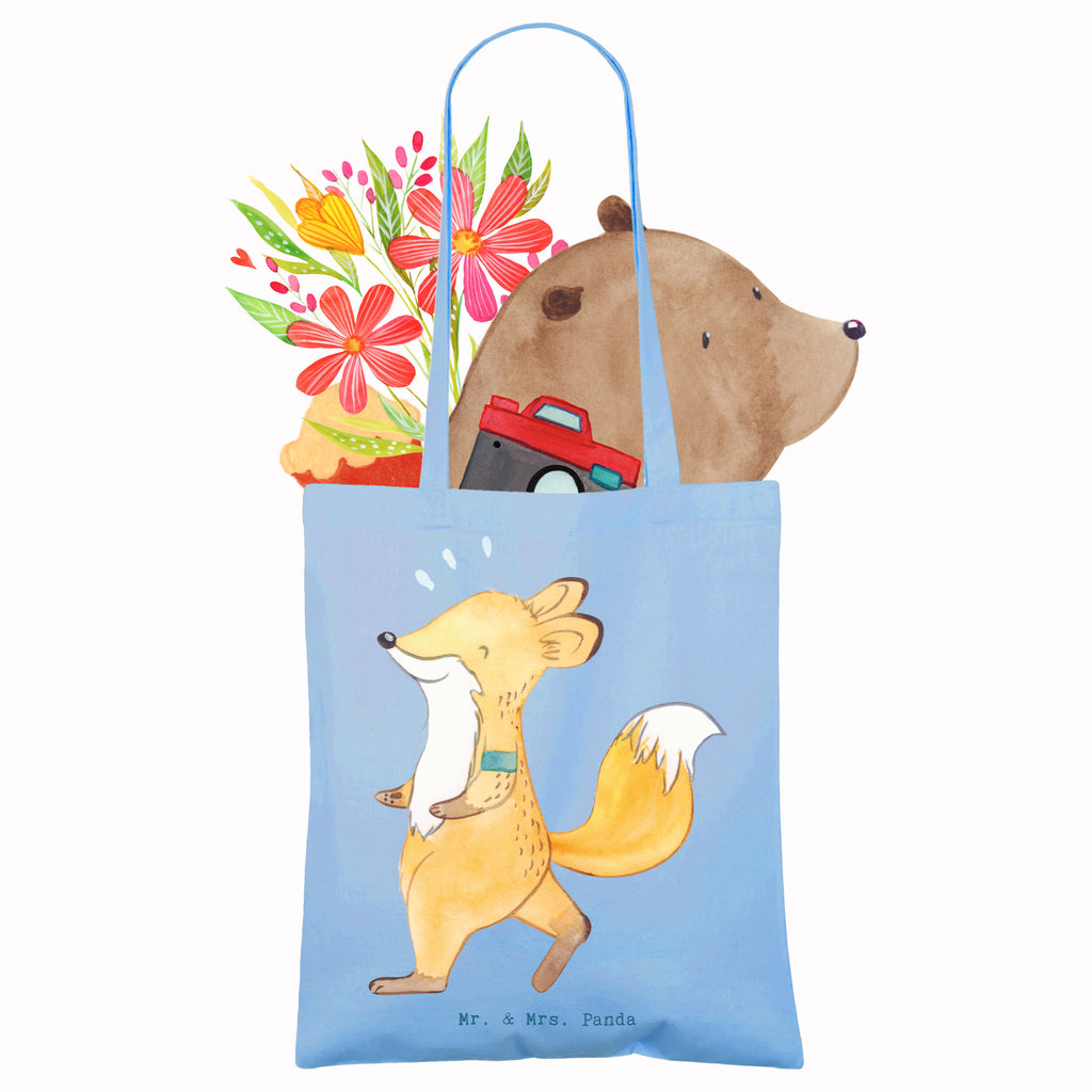 Tragetasche Fuchs Joggen Tage Beuteltasche, Beutel, Einkaufstasche, Jutebeutel, Stoffbeutel, Tasche, Shopper, Umhängetasche, Strandtasche, Schultertasche, Stofftasche, Tragetasche, Badetasche, Jutetasche, Einkaufstüte, Laptoptasche, Geschenk, Sport, Sportart, Hobby, Schenken, Danke, Dankeschön, Auszeichnung, Gewinn, Sportler, Joggen, Dauerlauf, Laufsport, Laufen