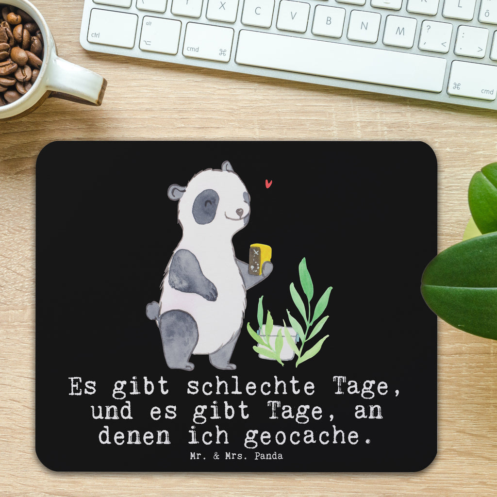 Mauspad Panda Geocaching Tage Mousepad, Computer zubehör, Büroausstattung, PC Zubehör, Arbeitszimmer, Mauspad, Einzigartiges Mauspad, Designer Mauspad, Mausunterlage, Mauspad Büro, Geschenk, Sport, Sportart, Hobby, Schenken, Danke, Dankeschön, Auszeichnung, Gewinn, Sportler, Geocaching, Schatzsuchen, GPS Schnitzeljagd, Opencaching