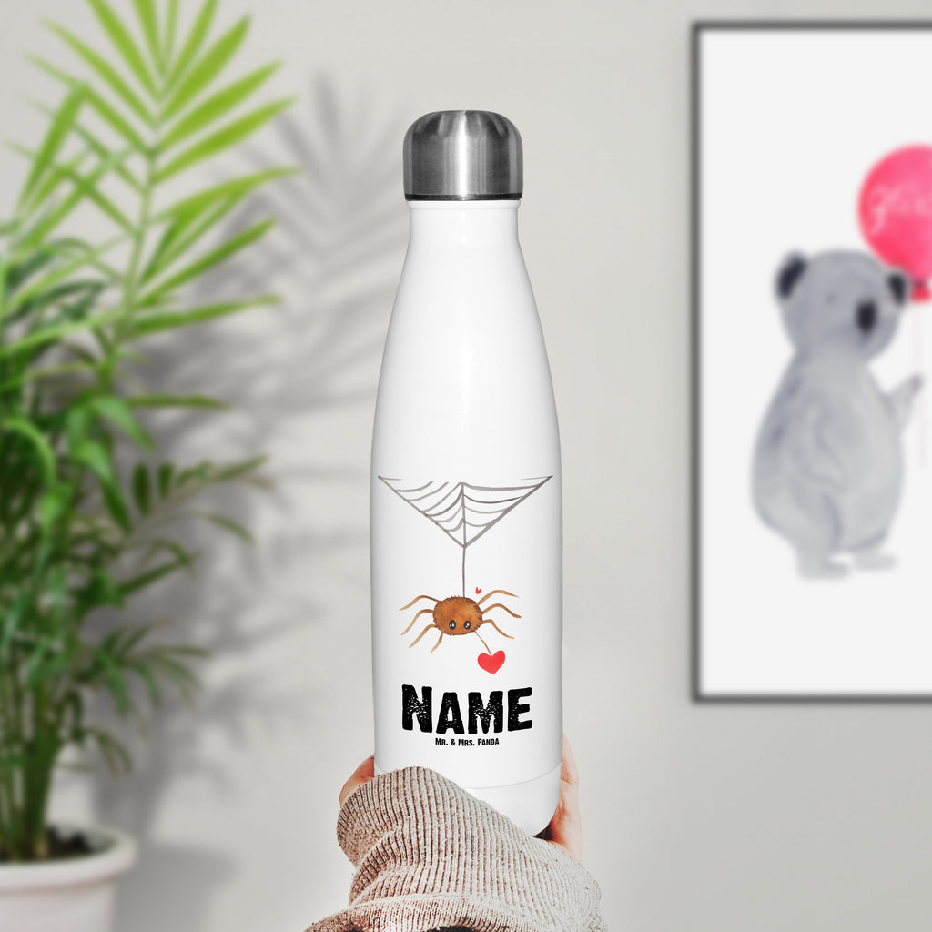 Personalisierte Thermosflasche Spinne Agathe Liebe Personalisierte Isolierflasche, Personalisierte Thermoflasche, Personalisierte Trinkflasche, Trinkflasche Mit Namen, Wunschname, Bedrucken, Namensflasche, Spinne Agathe, Spinne, Agathe, Videos, Merchandise, Liebe, Verliebt, Liebesbeweis, Liebesgeschenk