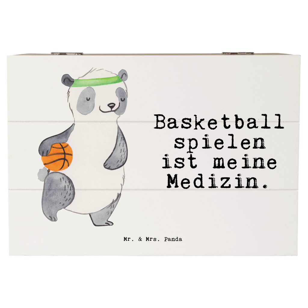 Holzkiste Panda Basketball Medizin Holzkiste, Kiste, Schatzkiste, Truhe, Schatulle, XXL, Erinnerungsbox, Erinnerungskiste, Dekokiste, Aufbewahrungsbox, Geschenkbox, Geschenkdose, Geschenk, Sport, Sportart, Hobby, Schenken, Danke, Dankeschön, Auszeichnung, Gewinn, Sportler, Basketball, Basketball Verein, Basketball Verband, Basketballplatz