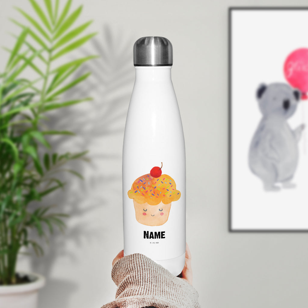 Personalisierte Thermosflasche Cupcake Personalisierte Isolierflasche, Personalisierte Thermoflasche, Personalisierte Trinkflasche, Trinkflasche Mit Namen, Wunschname, Bedrucken, Namensflasche, Tiermotive, Gute Laune, lustige Sprüche, Tiere, Cupcakes, Muffin, Wunder, Küche Deko, Küche Spruch, Backen Geschenk, Geschenk Koch, Motivation Sprüche