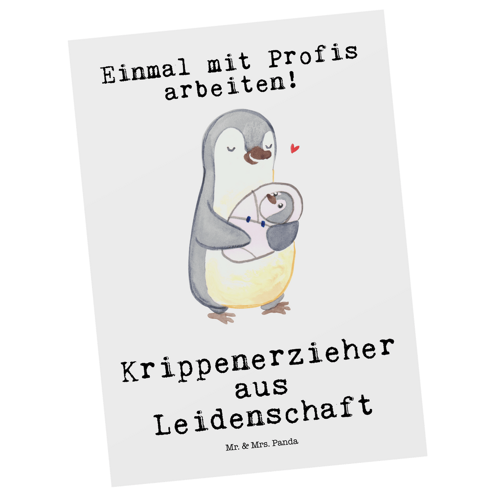 Postkarte Krippenerzieher aus Leidenschaft Postkarte, Karte, Geschenkkarte, Grußkarte, Einladung, Ansichtskarte, Geburtstagskarte, Einladungskarte, Dankeskarte, Ansichtskarten, Einladung Geburtstag, Einladungskarten Geburtstag, Beruf, Ausbildung, Jubiläum, Abschied, Rente, Kollege, Kollegin, Geschenk, Schenken, Arbeitskollege, Mitarbeiter, Firma, Danke, Dankeschön, Krippenerzieher, Kindertagesstätte, KITA, Eröffnung, Erzieher, Pädagoge