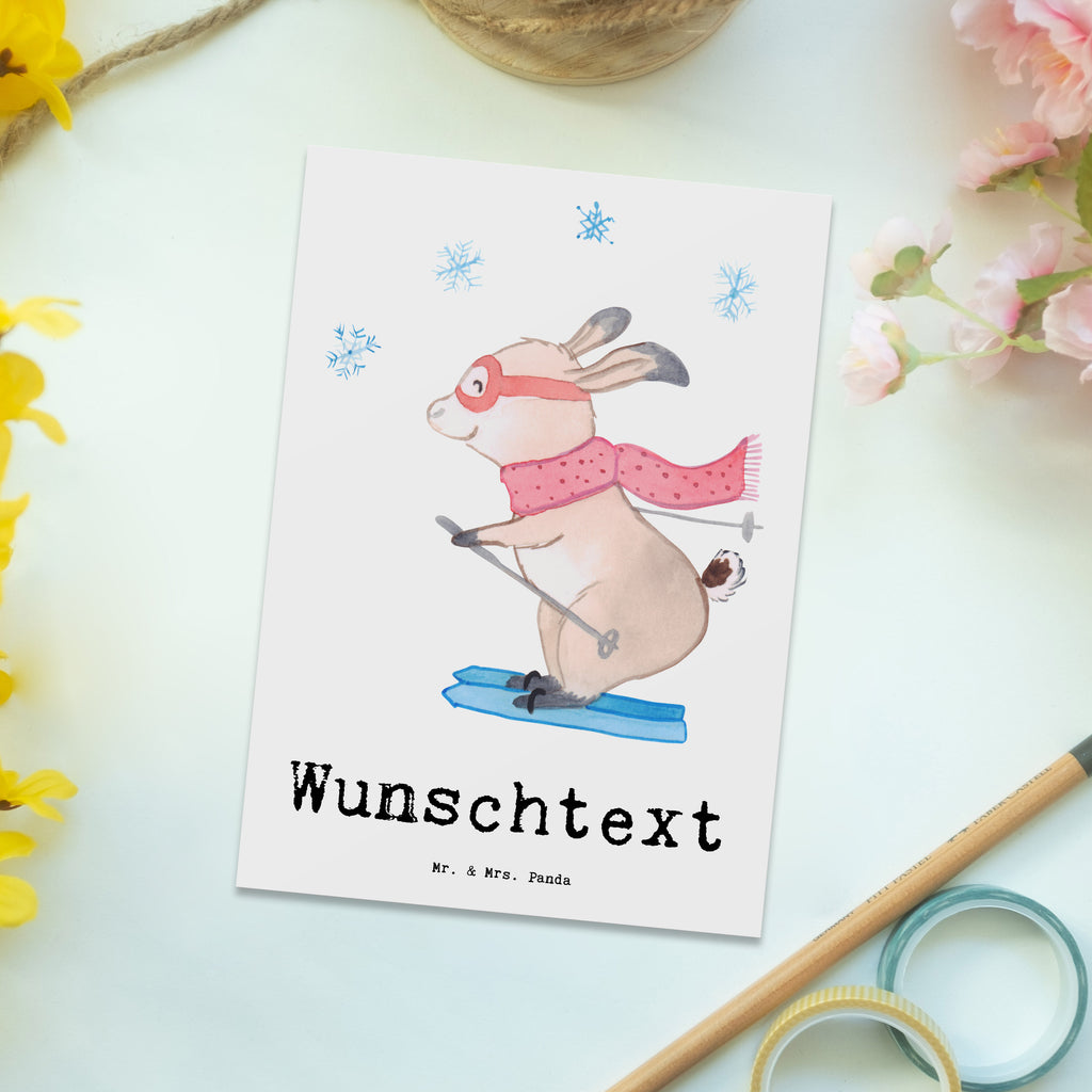 Personalisierte Postkarte Skilehrer mit Herz Postkarte mit Namen, Postkarte bedrucken, Postkarte mit Wunschtext, Postkarte personalisierbar, Geschenkkarte mit Namen, Grußkarte mit Namen, Karte mit Namen, Einladung mit Namen, Ansichtskarte mit Namen, Geschenkkarte mit Wunschtext, Grußkarte mit Wunschtext, Karte mit Wunschtext, Einladung mit Wunschtext, Ansichtskarte mit Wunschtext, Beruf, Ausbildung, Jubiläum, Abschied, Rente, Kollege, Kollegin, Geschenk, Schenken, Arbeitskollege, Mitarbeiter, Firma, Danke, Dankeschön