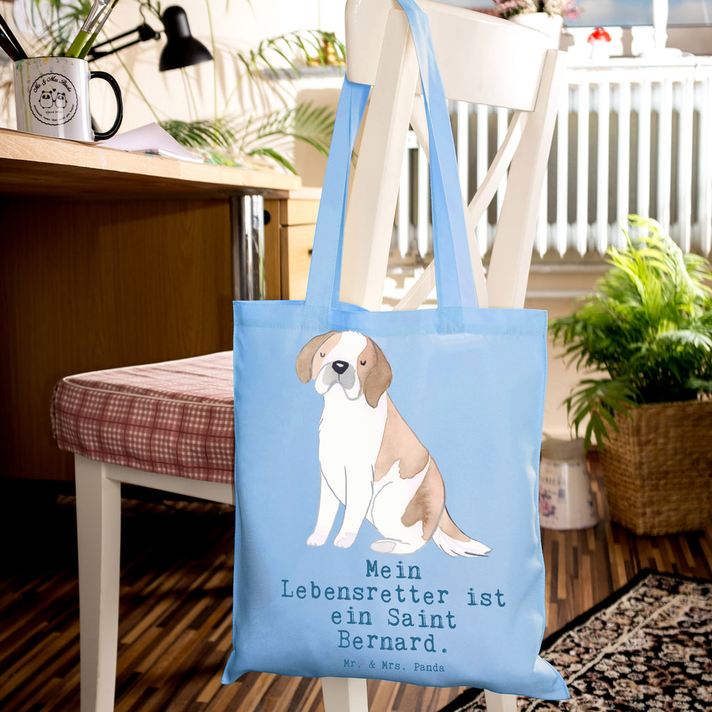 Tragetasche Saint Bernard Lebensretter Beuteltasche, Beutel, Einkaufstasche, Jutebeutel, Stoffbeutel, Tasche, Shopper, Umhängetasche, Strandtasche, Schultertasche, Stofftasche, Tragetasche, Badetasche, Jutetasche, Einkaufstüte, Laptoptasche, Hund, Hunderasse, Rassehund, Hundebesitzer, Geschenk, Tierfreund, Schenken, Welpe, St. Bernhardshund, Chien du Saint-Bernard, Saint Bernard Dog, Perro San Bernardo, Saint Bernard