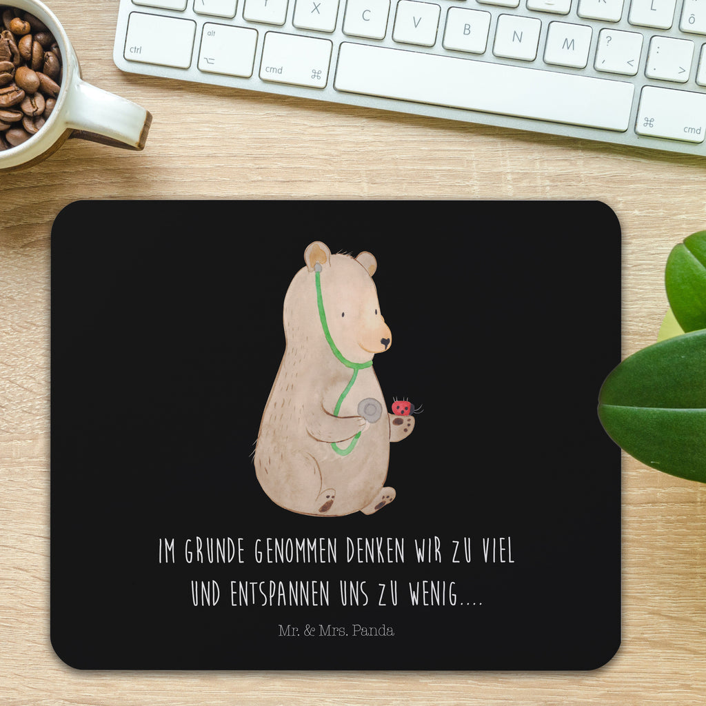 Mauspad Bär Arzt Mousepad, Computer zubehör, Büroausstattung, PC Zubehör, Arbeitszimmer, Mauspad, Einzigartiges Mauspad, Designer Mauspad, Mausunterlage, Mauspad Büro, Bär, Teddy, Teddybär, Arzt, Ärztin, Doktor, Professor, Doktorin, Professorin