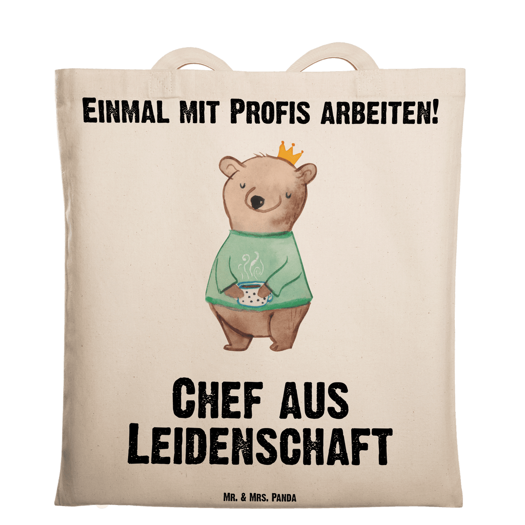 Tragetasche Chef aus Leidenschaft Beuteltasche, Beutel, Einkaufstasche, Jutebeutel, Stoffbeutel, Tasche, Shopper, Umhängetasche, Strandtasche, Schultertasche, Stofftasche, Tragetasche, Badetasche, Jutetasche, Einkaufstüte, Laptoptasche, Beruf, Ausbildung, Jubiläum, Abschied, Rente, Kollege, Kollegin, Geschenk, Schenken, Arbeitskollege, Mitarbeiter, Firma, Danke, Dankeschön, CEO, Chef, Führungskraft, Geschäftsinhaber, Firmeninhaber, Unternehmensinhaber, Direktor, Leiter