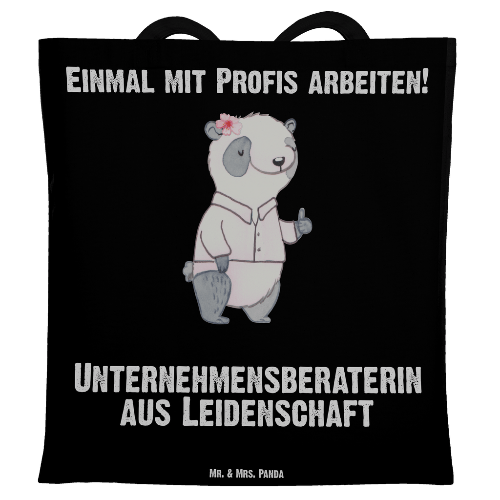 Tragetasche Unternehmensberaterin aus Leidenschaft Beuteltasche, Beutel, Einkaufstasche, Jutebeutel, Stoffbeutel, Tasche, Shopper, Umhängetasche, Strandtasche, Schultertasche, Stofftasche, Tragetasche, Badetasche, Jutetasche, Einkaufstüte, Laptoptasche, Beruf, Ausbildung, Jubiläum, Abschied, Rente, Kollege, Kollegin, Geschenk, Schenken, Arbeitskollege, Mitarbeiter, Firma, Danke, Dankeschön