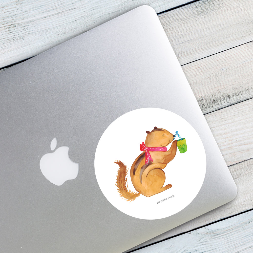 Rund Aufkleber Eichhörnchen Smoothie Sticker, Aufkleber, Etikett, Tiermotive, Gute Laune, lustige Sprüche, Tiere, Green Smoothies, Diät, Abnehmen, Streifenhörnchen, Eichhörnchen