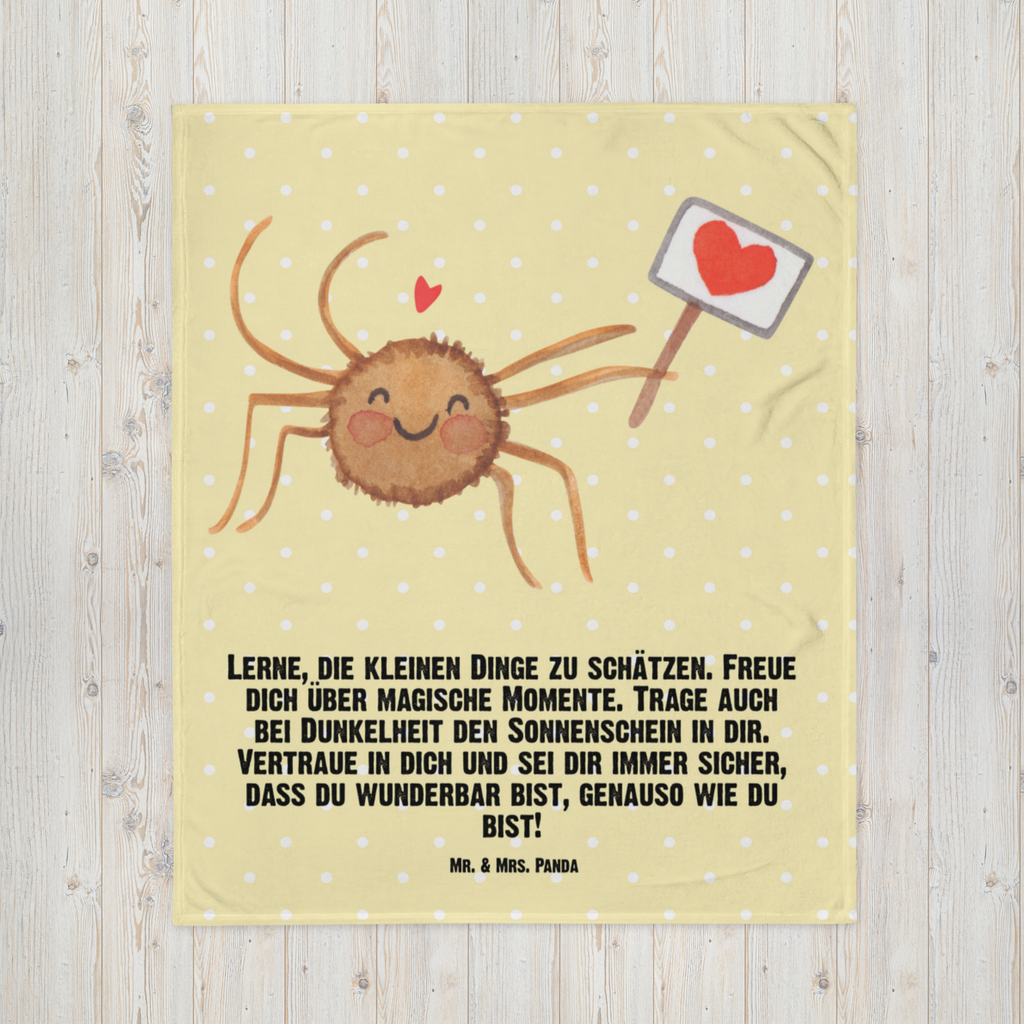 Kuscheldecke Spinne Agathe Motivation Decke, Wohndecke, Tagesdecke, Wolldecke, Sofadecke, Spinne Agathe, Spinne, Agathe, Videos, Merchandise, Motivation, Glück, Liebe, Vertrauen, Dankeschön