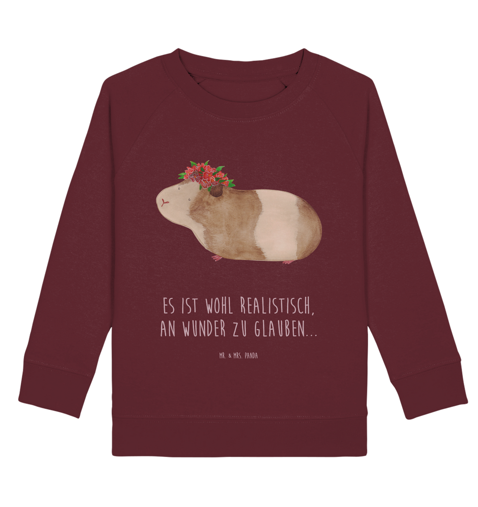 Organic Kinder Pullover Meerschweinchen weise Kinder Pullover, Kinder Sweatshirt, Jungen, Mädchen, Tiermotive, Gute Laune, lustige Sprüche, Tiere, Meerschweinchen, Meerie, Meeries, Wunder, Blumenkind, Realität, Spruch, Weisheit, Motivation, Wunderland