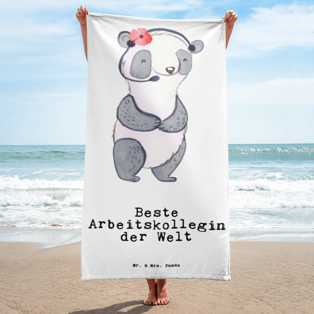 XL Badehandtuch Panda Beste Arbeitskollegin der Welt Handtuch, Badetuch, Duschtuch, Strandtuch, Saunatuch, für, Dankeschön, Geschenk, Schenken, Geburtstag, Geburtstagsgeschenk, Geschenkidee, Danke, Bedanken, Mitbringsel, Freude machen, Geschenktipp, Arbeitskollegin, Kollegin, Freundin, Büro, Abschiedsgeschenk, Ruhestand, Arbeit, Mitarbeiterin, Berufsgenossin, Beruf