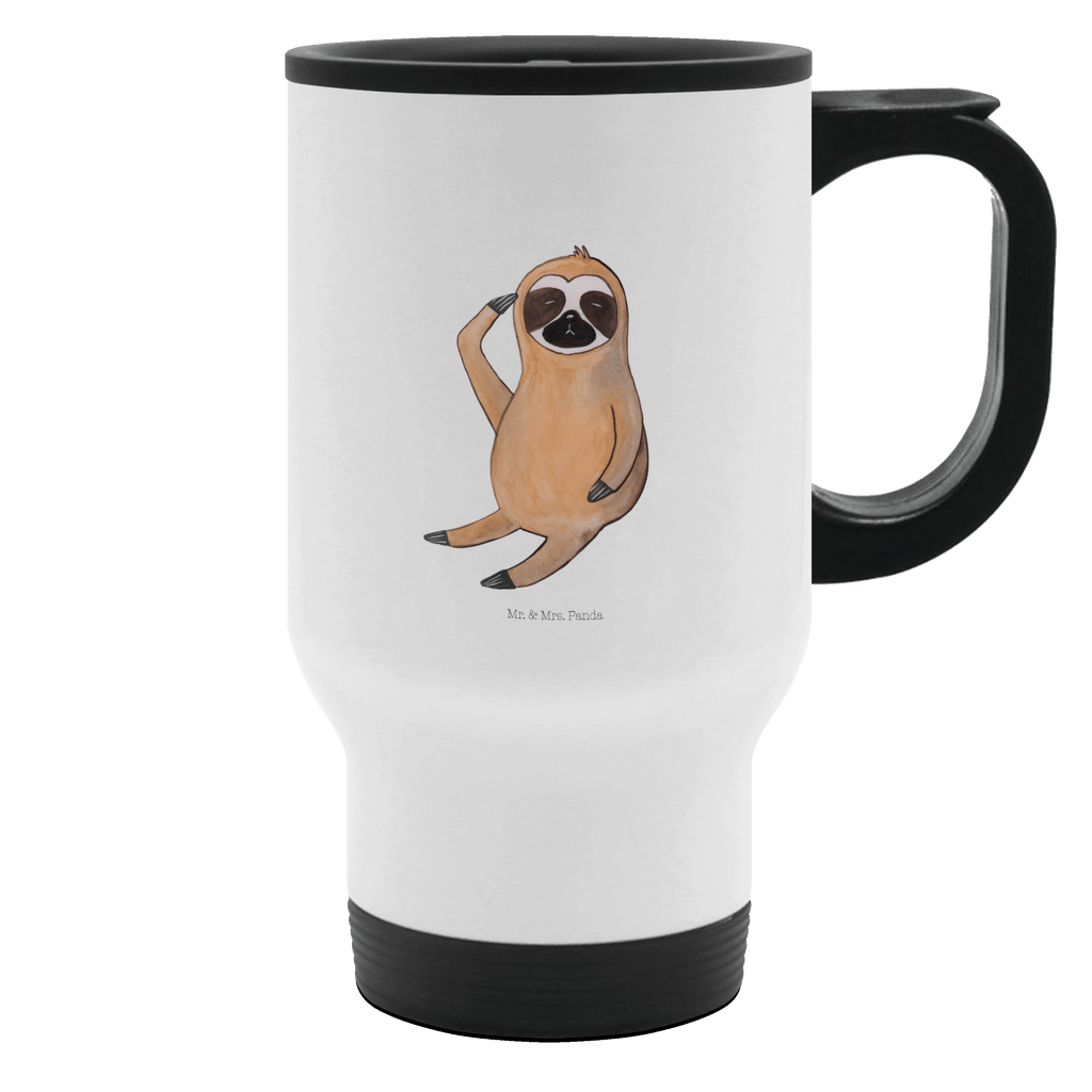 Thermobecher Faultier Vogel zeigen Thermobecher, To Go Becher, Thermotasse, Kaffeebecher, Isolierbecher, Thermobecher To Go, Warmhaltetasse, Edelstahlbecher, Reisebecher, Tasse mit Deckel, Thermobecher für 400 ml, Kaffeetasse zum Mitnehmen, Tasse zum Mitnehmen, Spülmaschinenfest, Faultier, Faultier Geschenk, Faultier Deko, Faultiere, faul, Lieblingstier, Spinner, früher Vogel, der frühe Vogel, Frühaufsteher, Morgenmuffel, Vogel, Faultierwelt