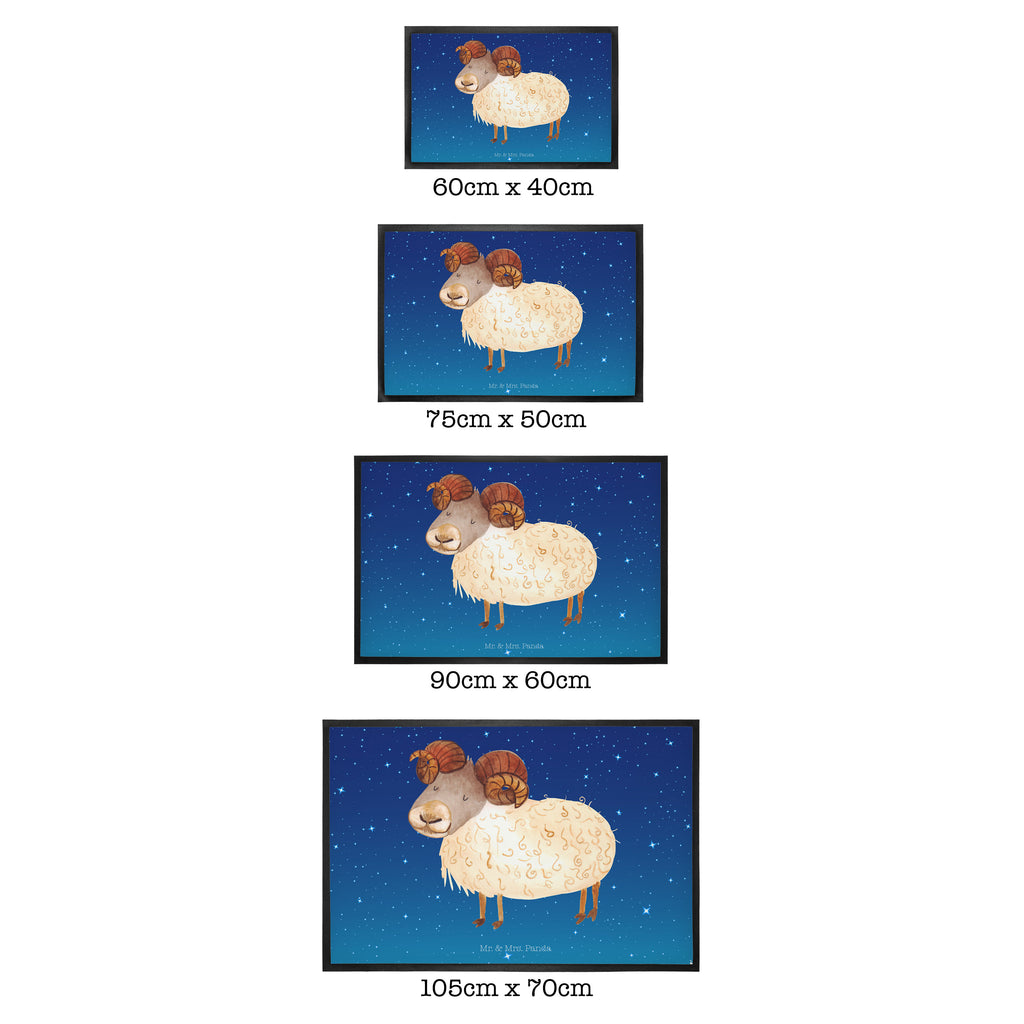 Fußmatte Sternzeichen Widder Türvorleger, Schmutzmatte, Fußabtreter, Matte, Schmutzfänger, Fußabstreifer, Schmutzfangmatte, Türmatte, Motivfußmatte, Haustürmatte, Vorleger, Tierkreiszeichen, Sternzeichen, Horoskop, Astrologie, Aszendent, Widder Geschenk, Widder Sternzeichen, Geschenk März, Geschenk April, Geburtstag März, Geburtstag April, Bock, Schafbock