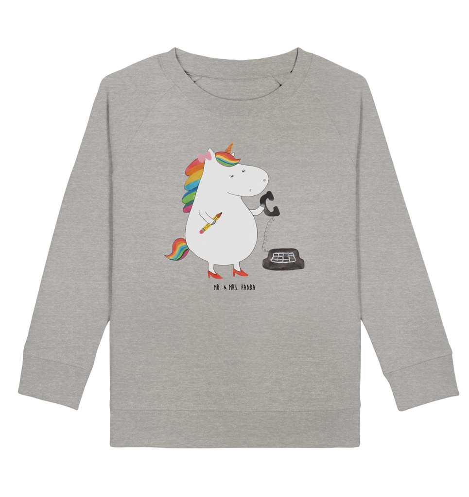 Organic Kinder Pullover Einhorn Sekretärin Kinder Pullover, Kinder Sweatshirt, Jungen, Mädchen, Einhorn, Einhörner, Einhorn Deko, Pegasus, Unicorn, Sekretärin, Büro, Rechtsanwältin, Rechtsanwaltsgehilfin, Steuerbüro, Steuerkanzlei, Bürokraft, Bürohilfe