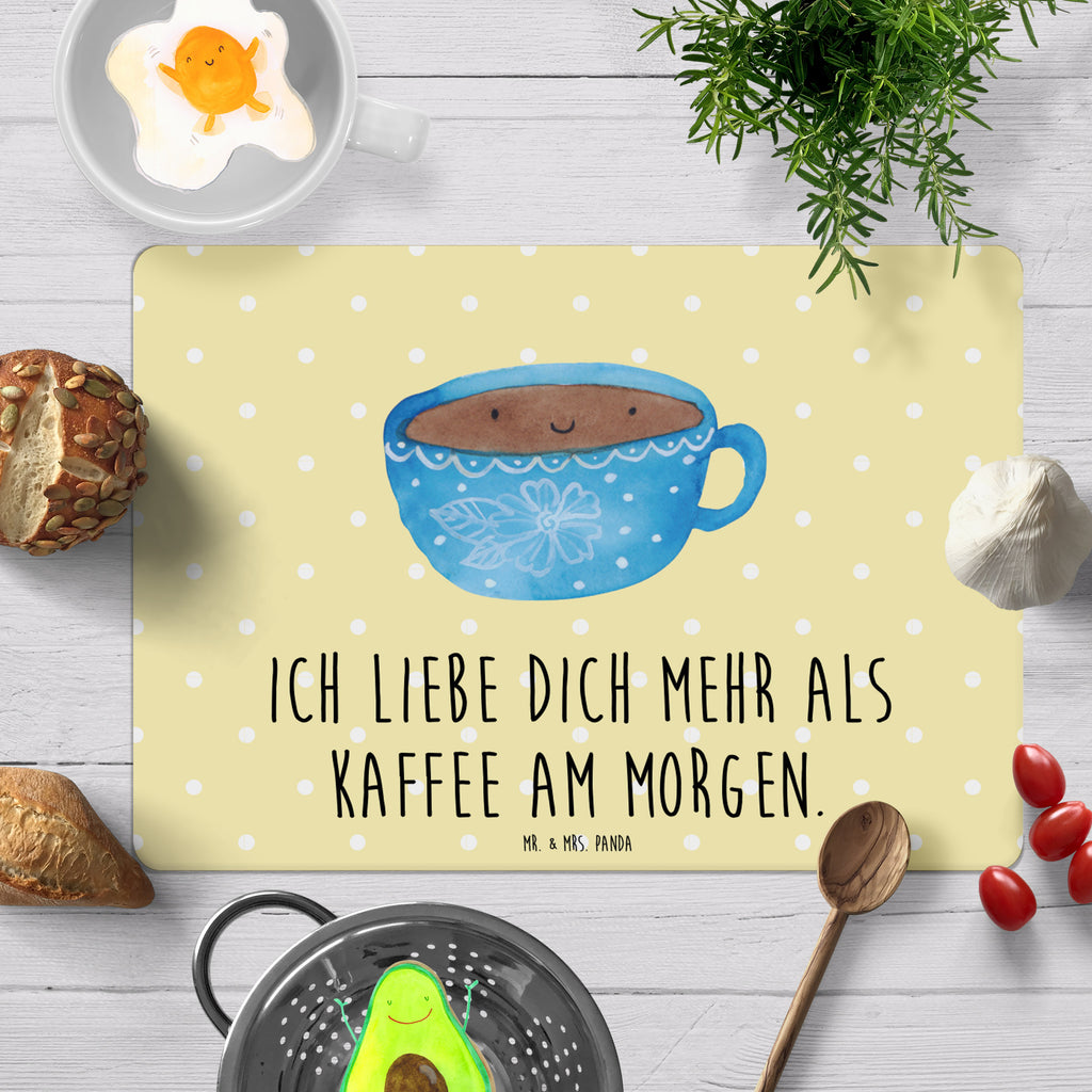 Tischset Kaffee Tasse Tischset, Tischuntersetzer, Platzset, Tischsets abwaschbar, Tischunterlage, Tiermotive, Gute Laune, lustige Sprüche, Tiere, Kaffee, Tasse, Liebe, Geschmack, Genuss, Glücklich