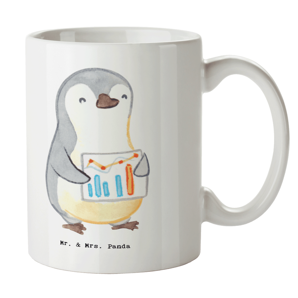 Tasse Wirtschaftsanalytiker mit Herz Tasse, Kaffeetasse, Teetasse, Becher, Kaffeebecher, Teebecher, Keramiktasse, Porzellantasse, Büro Tasse, Geschenk Tasse, Tasse Sprüche, Tasse Motive, Kaffeetassen, Tasse bedrucken, Designer Tasse, Cappuccino Tassen, Schöne Teetassen, Beruf, Ausbildung, Jubiläum, Abschied, Rente, Kollege, Kollegin, Geschenk, Schenken, Arbeitskollege, Mitarbeiter, Firma, Danke, Dankeschön