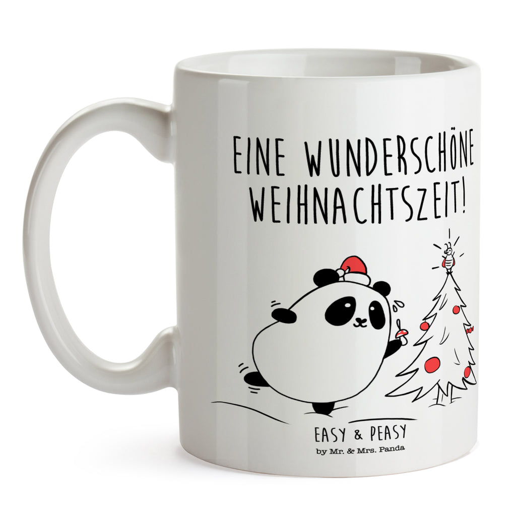 Tasse Easy & Peasy Weihnachtszeit Tasse, Kaffeetasse, Teetasse, Becher, Kaffeebecher, Teebecher, Keramiktasse, Porzellantasse, Büro Tasse, Geschenk Tasse, Tasse Sprüche, Tasse Motive, Kaffeetassen, Tasse bedrucken, Designer Tasse, Cappuccino Tassen, Schöne Teetassen