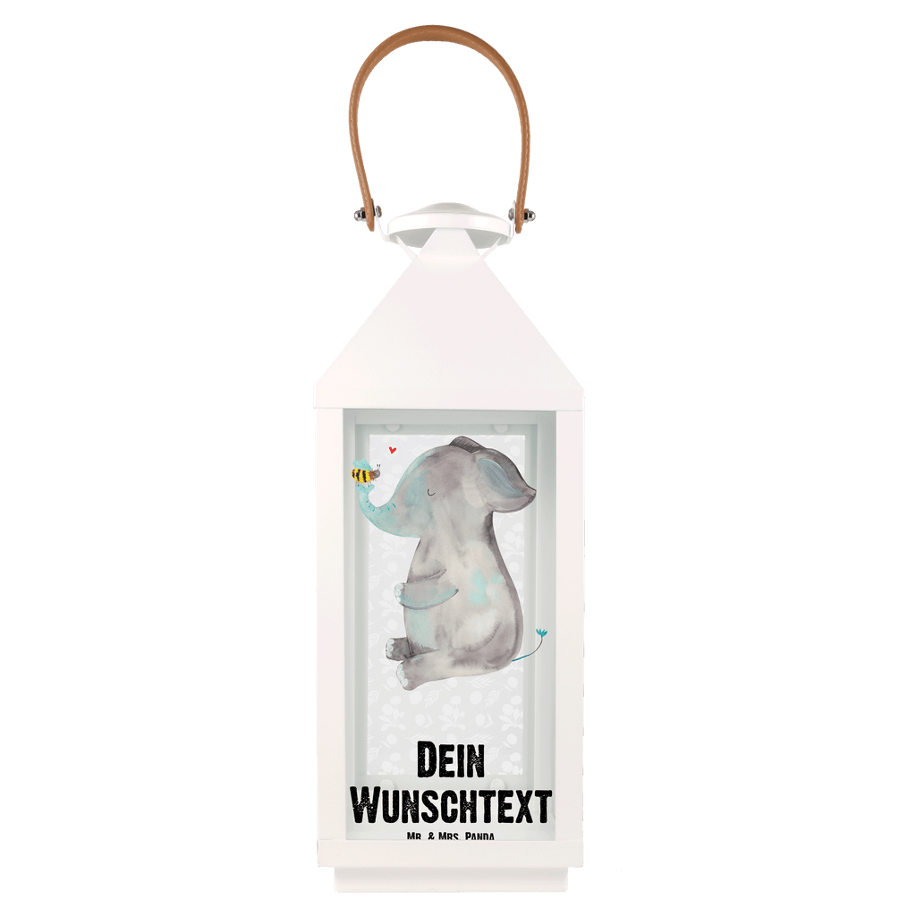 Personalisierte Deko Laterne Elefant & Biene Gartenlampe, Gartenleuchte, Gartendekoration, Gartenlicht, Laterne kleine Laternen, XXL Laternen, Laterne groß, Tiermotive, Gute Laune, lustige Sprüche, Tiere, Elefant, Biene, Liebe, Liebesbeweis, Jahrestag, Liebesgeschenk, Heiratsantrag, Hochzeitsgeschenk, Liebesspruch