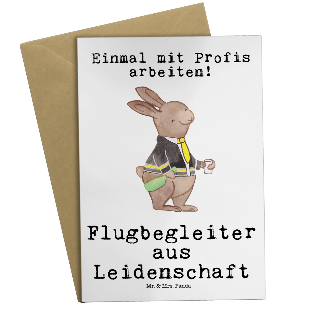 Grußkarte Flugbegleiter aus Leidenschaft Grußkarte, Klappkarte, Einladungskarte, Glückwunschkarte, Hochzeitskarte, Geburtstagskarte, Karte, Ansichtskarten, Beruf, Ausbildung, Jubiläum, Abschied, Rente, Kollege, Kollegin, Geschenk, Schenken, Arbeitskollege, Mitarbeiter, Firma, Danke, Dankeschön, Flugbegleiter, Steward, Flugsteward, Flight-Attendant