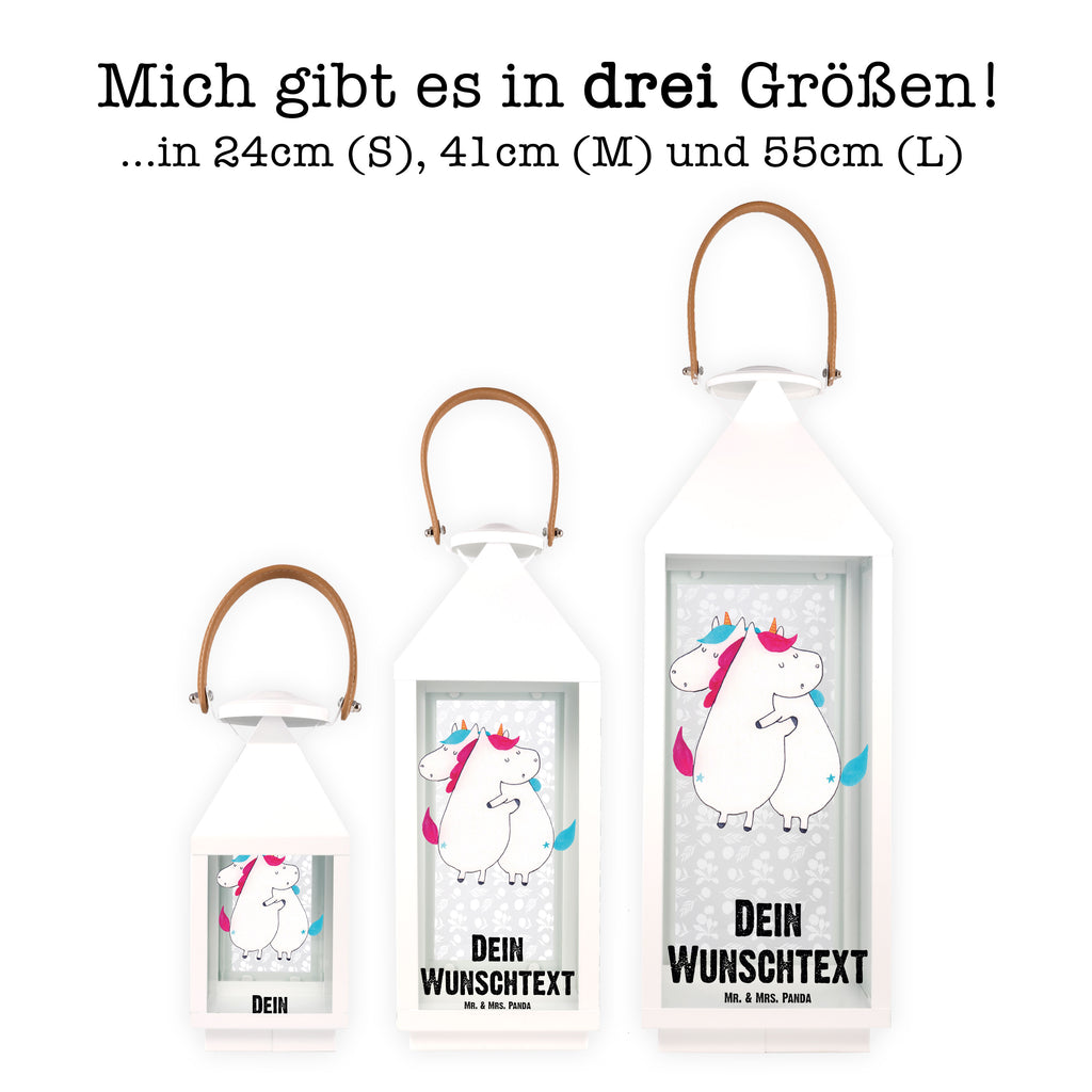 Personalisierte Deko Laterne Einhörner Umarmen Gartenlampe, Gartenleuchte, Gartendekoration, Gartenlicht, Laterne kleine Laternen, XXL Laternen, Laterne groß, Einhorn, Einhörner, Einhorn Deko, Pegasus, Unicorn, Freundinnen, Freundin, BFF, Schwester, Schwestern, Familie, Geschwister, Sister, Liebe