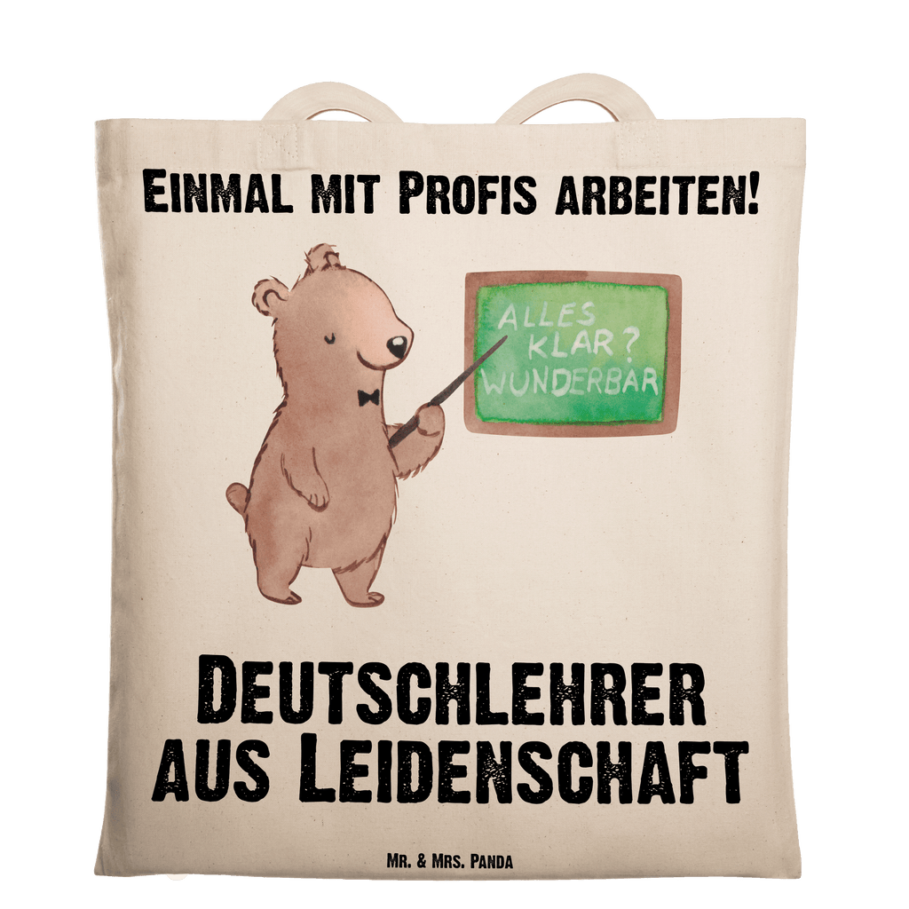 Tragetasche Deutschlehrer aus Leidenschaft Beuteltasche, Beutel, Einkaufstasche, Jutebeutel, Stoffbeutel, Tasche, Shopper, Umhängetasche, Strandtasche, Schultertasche, Stofftasche, Tragetasche, Badetasche, Jutetasche, Einkaufstüte, Laptoptasche, Beruf, Ausbildung, Jubiläum, Abschied, Rente, Kollege, Kollegin, Geschenk, Schenken, Arbeitskollege, Mitarbeiter, Firma, Danke, Dankeschön, Deutschlehrer, Deutschunterricht, Schule, Grundschule