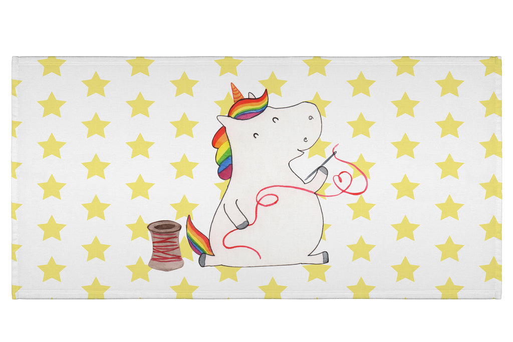 Handtuch Einhorn Näherin Gästetuch, Reisehandtuch, Sport Handtuch, Frottier, Kinder Handtuch, Einhorn, Einhörner, Einhorn Deko, Pegasus, Unicorn, Näherin, nähen, Mädchen, Freundin, Häkeln, Stricken, basteln, Nähzimmer