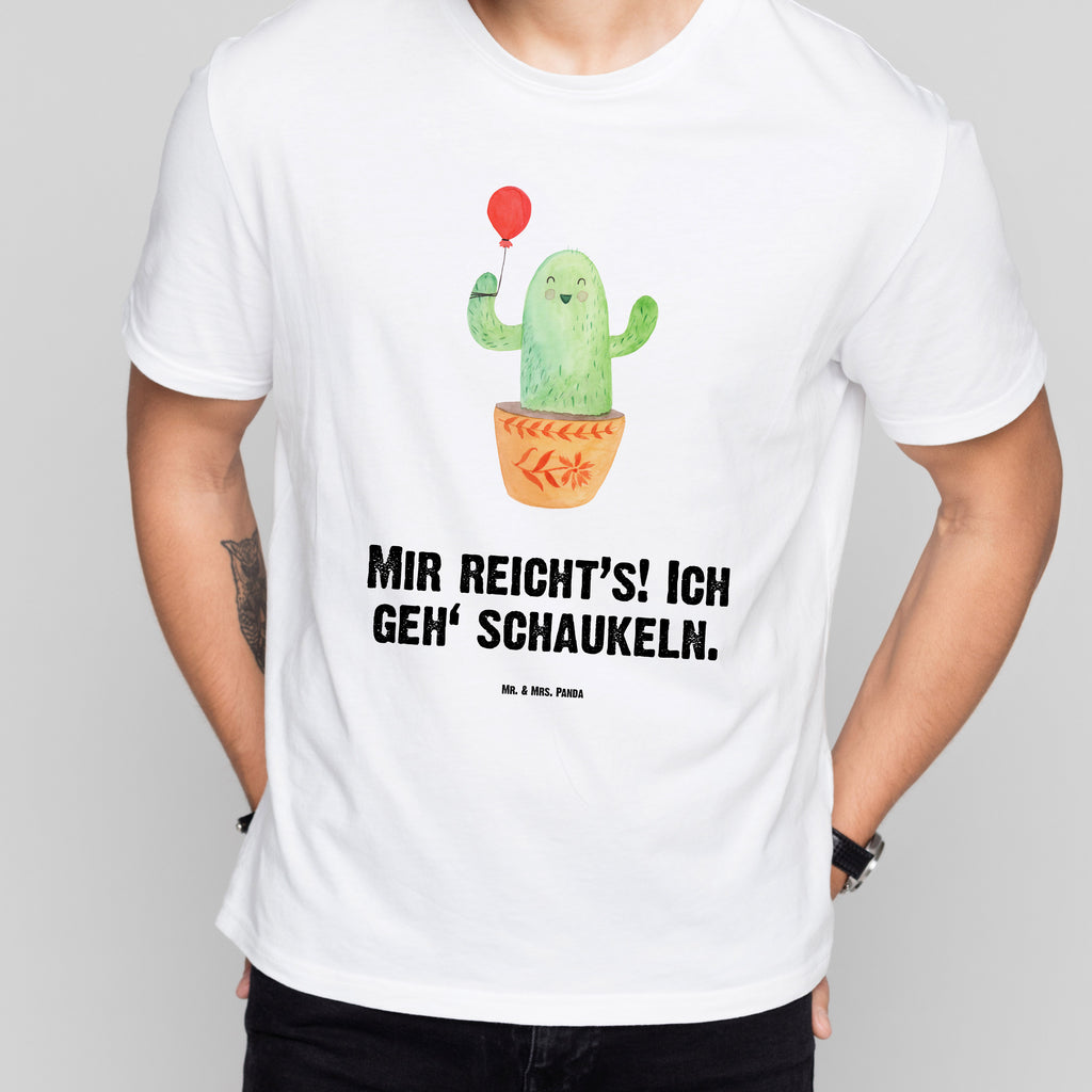 T-Shirt Standard Kaktus Luftballon T-Shirt, Shirt, Tshirt, Lustiges T-Shirt, T-Shirt mit Spruch, Party, Junggesellenabschied, Jubiläum, Geburstag, Herrn, Damen, Männer, Frauen, Schlafshirt, Nachthemd, Sprüche, Kaktus, Kakteen, Luftballon, Neustart, Freude, Büro, Stress, Büroalltag, Freundin, Freund, Ausbildung, Prüfung