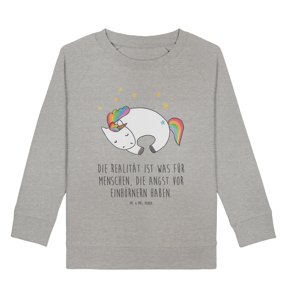 Organic Kinder Pullover Einhorn Nacht Kinder Pullover, Kinder Sweatshirt, Jungen, Mädchen, Einhorn, Einhörner, Einhorn Deko, Pegasus, Unicorn, Träume, Traum, unicorn, Realität, Menschen, Geschenk, Ruhe, Freundin