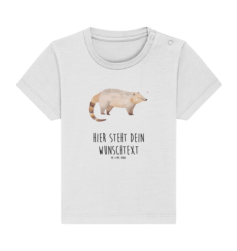 Personalisiertes Baby Shirt Nasenbär Personalisiertes Baby T-Shirt, Personalisiertes Jungen Baby T-Shirt, Personalisiertes Mädchen Baby T-Shirt, Personalisiertes Shirt, Tiermotive, Gute Laune, lustige Sprüche, Tiere, Nasenbär, Nasenbären, Rüsselbär, Bär